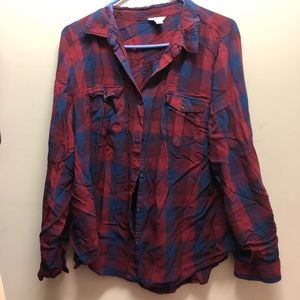 Plaid women’s button down